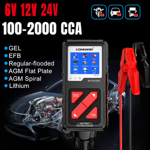 Konnwei kw710 12V/24V kỹ thuật số Pin Xe <span class=keywords><strong>Tester</strong></span> với được xây dựng trong máy in máy tính btlink - Product Image 3