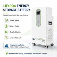 Baterai Penyimpanan Energi Surya LiFePO4 51.2V 100Ah 230Ah 314Ah Dengan Kontrol Jarak Jauh Aplikasi BMS Pintar Paket Daya Lithium Iron Phosphate