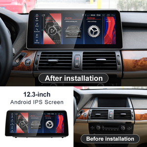 STWEI ระบบ Android ใหม่ ID6 ID7 ID8 UI 12.3 นิ้ว รองรับ Wireless Carplay AUTO สำหรับ BMW X5 E70 X6 E71 เครื่องเล่นวิดีโอในรถยนต์ ระบบนำทาง GPS - Product Image 3