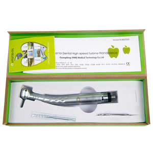 Turbina dental de alta velocidad Apple con botón pulsador de 2/4 orificios 135 ℃   Esterilizable - Product Image 1