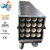 Flight case sur mesure pour 16 microphones avec séparateurs, type road case