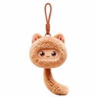 Porte-clés en peluche chat mignon, pendentif IA, jouet interactif doux et suspendu pour enfants de 5 à 7 ans