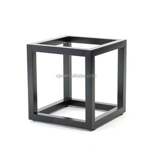 Wekis Reduce Space Qute Square <b>Metal</b> Iron Desk/Table Legs-Durable Steady for Outdoor & Kitchen Use - Product Image 1