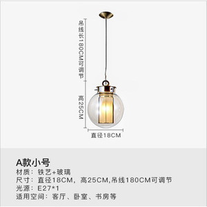 Lámpara Colgante de Cristal Creativa, Estilo Nórdico, Posmoderno, Minimalista, Arte de Lujo para Restaurante, Cafetería, Tienda de Ropa, Mesita de Noche - Product Image 4