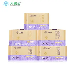 Feminine Hygiene Organic Cotton Menstrual 360 Sanitary Napkin Biodegradable China Manufacturer Sanitary Pads