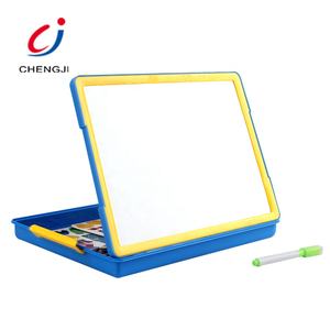 Bambola magnetica educativa per bambini dress up painting 2 in 1 board toy puzzle magnetico scrittura tavolo da disegno giocattolo per bambini - Product Image 2