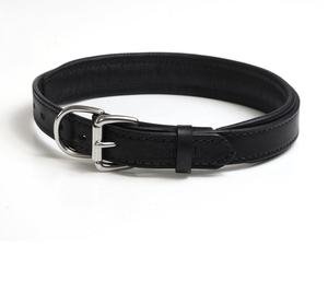 Collar Ajustable de Cuero Genuino Vintage de Alta Calidad para Perros y Gatos, Venta al por Mayor, Lujoso, Duradero, con Patrón Sólido, Simple y Moderno - Product Image 1