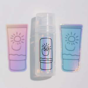 Ensemble d'autocollants en vinyle imperméables personnalisés avec logo, autocollants découpés à la forme, impression avec effet holographique - Product Image 4