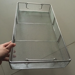 עמיד בהתאמה אישית 304 נירוסטה 316 תיל רשת מזון סל אחסון מזון סל נירוסטה סל רשת - Product Image 2