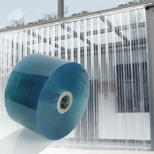 Transparent PVC Door Curtain Windproof Dustproof Thermal Insulation Clear PVC Strip Curtain for Warehouse Factory Cold Room - Product Image 4