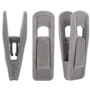 <b>Metal</b> Clothes <b>Hanger</b> With Connector Hooks For Multi Layer Hanging And Space Saving Clothes <b>Hangers</b> - Product Image 2