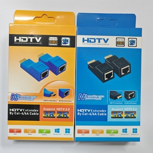 Émetteur-récepteur Ethernet LAN CAT5E CAT6 HD 1080P, prolongateur réseau RJ45, amplificateur de signal 4K, émetteur 30m - Product Image 5