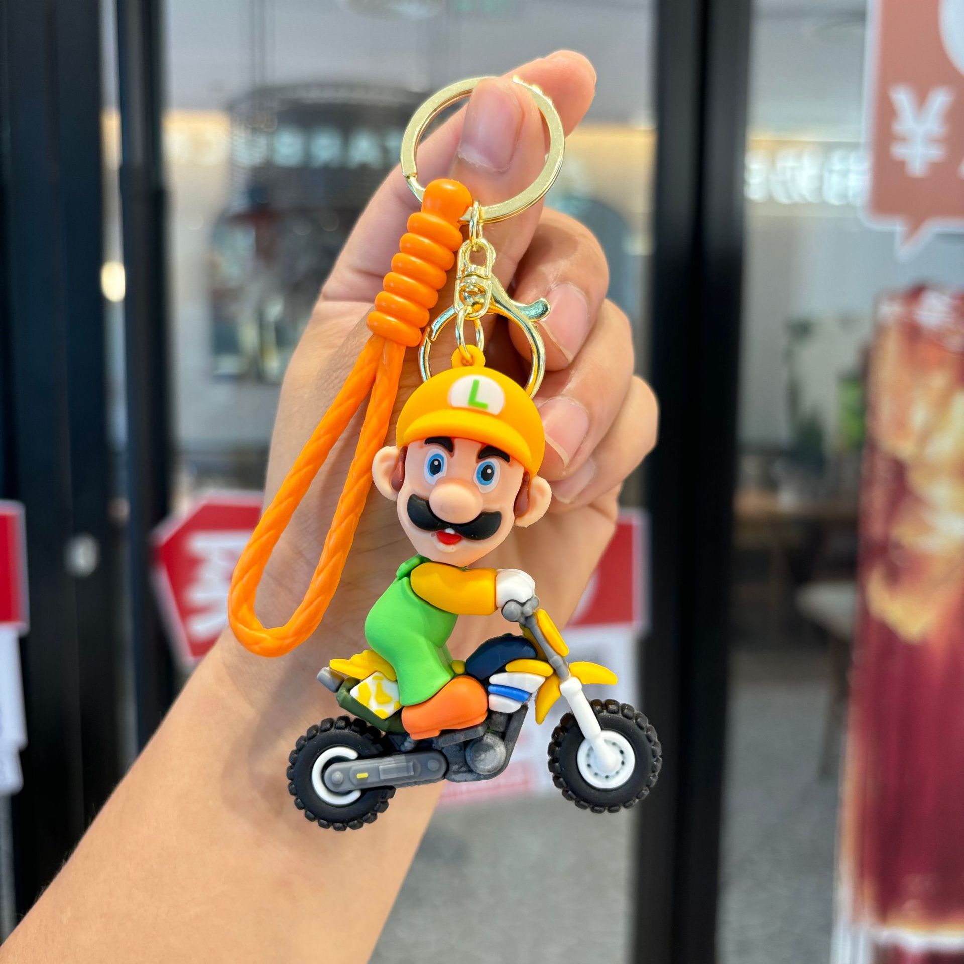 Porte-clés Mario-jaune