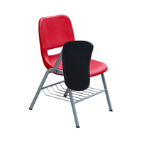 Chaise de formation pliante pour salle de conférence avec table d'étude et chaise de tableau d'écriture une chaise de formation de bureau