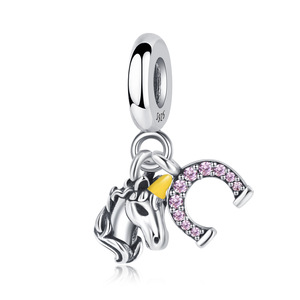Bracciale con <span class=keywords><strong>ciondolo</strong></span> a tema Oceano placcato argento personalizzato all'ingrosso per donna, perline fai da te per braccialetti con animali domestici. - Product Image 2