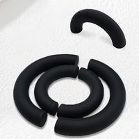 Haltères en silicone écologiques imperméables avec logo personnalisé d'usine, faible MOQ, poids en fonte recouverts de silicone, Pilates de qualité supérieure