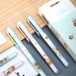 Deli A655 Gel Pen 0.5mm Erasable Plastic Office School Use Crystal Blue Ink - Product Image 1