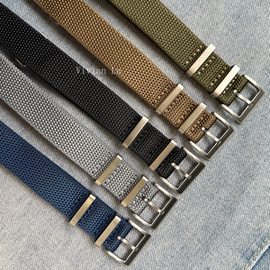 Nouveau <span class=keywords><strong>bracelet</strong></span> de <span class=keywords><strong>montre</strong></span> sport en <span class=keywords><strong>tissu</strong></span> tressé de haute qualité, <span class=keywords><strong>bracelet</strong></span> en nylon N-A-T-O monobloc, 20 mm 22 mm, <span class=keywords><strong>bracelet</strong></span> de <span class=keywords><strong>montre</strong></span> en nylon tressé pour homme - Product Image 6