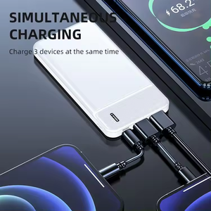 <span class=keywords><strong>Batterie</strong></span> <span class=keywords><strong>externe</strong></span> ultra-fine 10000 mAh <span class=keywords><strong>pour</strong></span> <span class=keywords><strong>iPhone</strong></span>, chargeur portable 20000 mAh PowerBank - Product Image 2