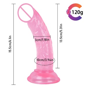 Dildo in Silicone per Donne, Simulatore Manuale <span class=keywords><strong>di</strong></span> Pene, Bastone per <span class=keywords><strong>Masturbazione</strong></span>, Prodotti Sessuali per Adulti, Dildo per Donne, Giocattoli Anali - Product Image 4
