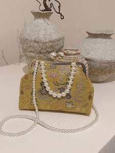 Bolso de Noche Vintage Personalizado de Fábrica, Bolso de Mano con Bordado, Cadena para Llevar al Hombro, Bolso Casual Tipo Bandolera - Product Image 3