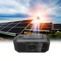 Radio solaire d'urgence Alecter APH-SR05 ultra-résistante, légère, portable, en ABS, puissance 1W, 235g, énergie propre