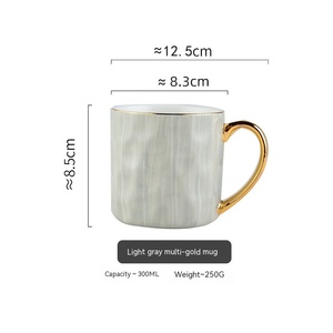<span class=keywords><strong>Vaisselle</strong></span> en céramique à bords dorés de <span class=keywords><strong>style</strong></span> <span class=keywords><strong>scandinave</strong></span> de grande valeur, assiettes et <span class=keywords><strong>vaisselle</strong></span> de luxe personnalisé gratuit - Product Image 5