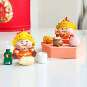 Yu Mo Craft Little God Of Wealth Resin Figurine Collectible Desktop Ornament For New Year Gift Unisex 8 13 Years - Product Image 1