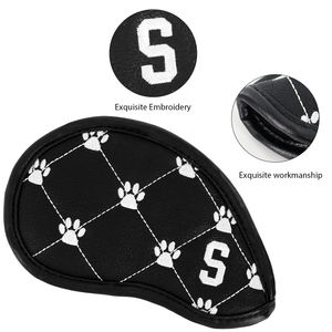 Fundas Protectoras Magnéticas de Cuero Premium para Palos de Golf, Cubre Cabezas de Hierros de Golf - Product Image 2