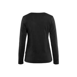 BLAKLADER - 330110329900XL Camiseta de manga larga para mujer Negro-EAN 7330509527436 CAMISETAS Y POLOS DE TRABAJO - Product Image 2