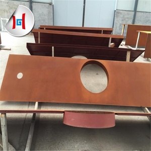 Tôle d'acier Corten, prix au kg, A588 A242, tôle d'acier patinable, bobine, fournisseur, usine, vente en gros, sculpture de jardin en métal découpée au <span class=keywords><strong>laser</strong></span> - Product Image 3