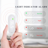 Thermomètre frontal rechargeable à batterie au lithium en ABS pour usage domestique, pratique et de dernière génération