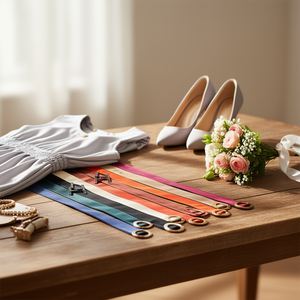 Cinturón de mujer de media longitud con hebilla redonda de acetato y ante, 7 cm de ancho y 110 cm de largo, cinturón de moda para vestido o atuendo. - Product Image 2