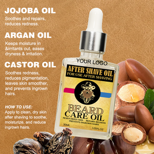 FATAZEN Marque privée Logo personnalisé <span class=keywords><strong>Huile</strong></span> <span class=keywords><strong>de</strong></span> jojoba biologique à base <span class=keywords><strong>de</strong></span> plantes Réparation <span class=keywords><strong>de</strong></span> la récupération <span class=keywords><strong>de</strong></span> la <span class=keywords><strong>barbe</strong></span> <span class=keywords><strong>Huile</strong></span> <span class=keywords><strong>de</strong></span> soin nourrissante Meilleure <span class=keywords><strong>huile</strong></span> <span class=keywords><strong>de</strong></span> croissance <span class=keywords><strong>pour</strong></span> la <span class=keywords><strong>barbe</strong></span> - Product Image 4