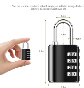 YH1660 <span class=keywords><strong>cadenas</strong></span> de porte d'armoire de gymnastique à combinaison de <span class=keywords><strong>4</strong></span> <span class=keywords><strong>chiffres</strong></span> avec clé principale de haute qualité - Product Image 5
