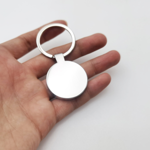 Wholesale Custom Shape Blank Logo Square Polished Laser Sublimation Stainless Steel Mirror Metal <strong>Keychain</strong> - Product Image 2