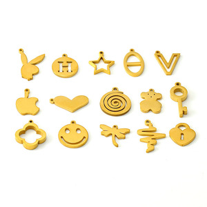 Accesorios de Corte Unisex de Acero Inoxidable Electrochapado Personalizados de Fábrica al por Mayor para DIY: Cruz, Concha, Geométricos, Agua, Moda - Product Image 5