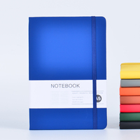 Bestseller Hot Item A5 Tragbare Größe Mehrfarbige Serie Optional Hochwertiges PU-Material PU-Notebook Elastic Strap Design