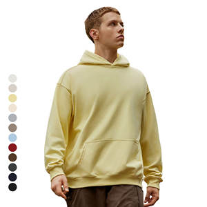 High Quality Unisex Custom Logo Oversized Cropped <b>Hoodie</b> 450Gsm Cotton Manufacturer's Hoodies & Sweatshirts for <b>Men</b> - Product Image 1
