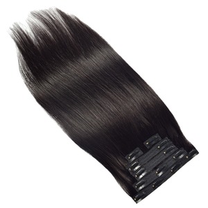 Set de Peluca con Clip de Encaje Personalizado, Extensiones de Cabello Largo y Liso para Mujer, Permanente, Shandong - Product Image 5