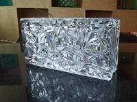 Bloc de verre de bloc de cristal creux clair et de couleur de marque Jinghua de haute qualité