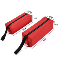 Prix d'usine, sac organisateur pour outils en tissu Oxford 600D, sac en toile imperméable avec fermeture éclair, petits sacs pour outils