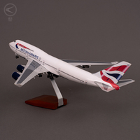 Modèle d'avion décoratif, 747 à 400, prix de gros, en promotion, d'affaires, modèle réduit d'avion, échelle 1/150 anglaise