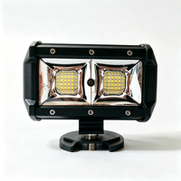 Nouvelle barre lumineuse de travail LED 6,6 pouces 96W, étanche IP68, 12-48V, lampe auxiliaire de conduite tout-terrain pour voiture, camion, chariot élévateur, 3840 lumens, 6000K