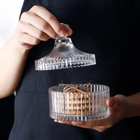 Bocaux de rangement en verre avec couvercle en verre, pour bonbons, cookies, bijoux, contenants alimentaires, pour cadeaux de mariage, 100 unités