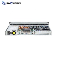 Châssis de serveur en rack 1U avec stockage de données énorme, 4 baies, remplacement à chaud