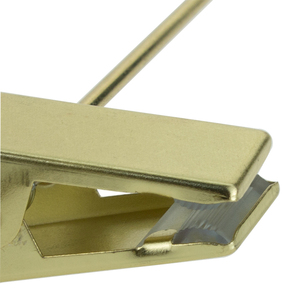 <span class=keywords><strong>Deluxue</strong></span> Gold Roségold Metalldraht Kleiderbügel für Hosen mit Clips - Product Image 6
