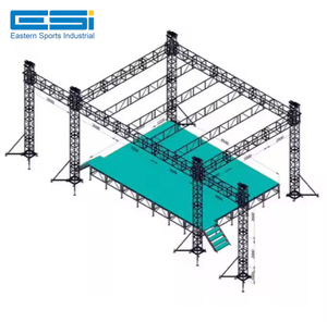 ESI Fabricación personalizada para eventos únicos y necesidades de escenario Truss portátil de aluminio global Trade Stage Spigot Truss común para concierto - Product Image 1