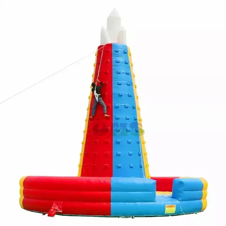 Customized Inflatable Climbing Walls Inflatable Rock Climb Wall for Amusement Park