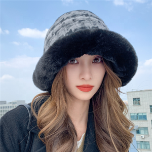 <span class=keywords><strong>หมวก</strong></span>บีนนี่ถักขนแกะหนาอะคริลิกขนาดใหญ่พิมพ์ลายนกแฟชั่นสำหรับผู้หญิงฤดูหนาวล่าสุดปี2022 - Product Image 4